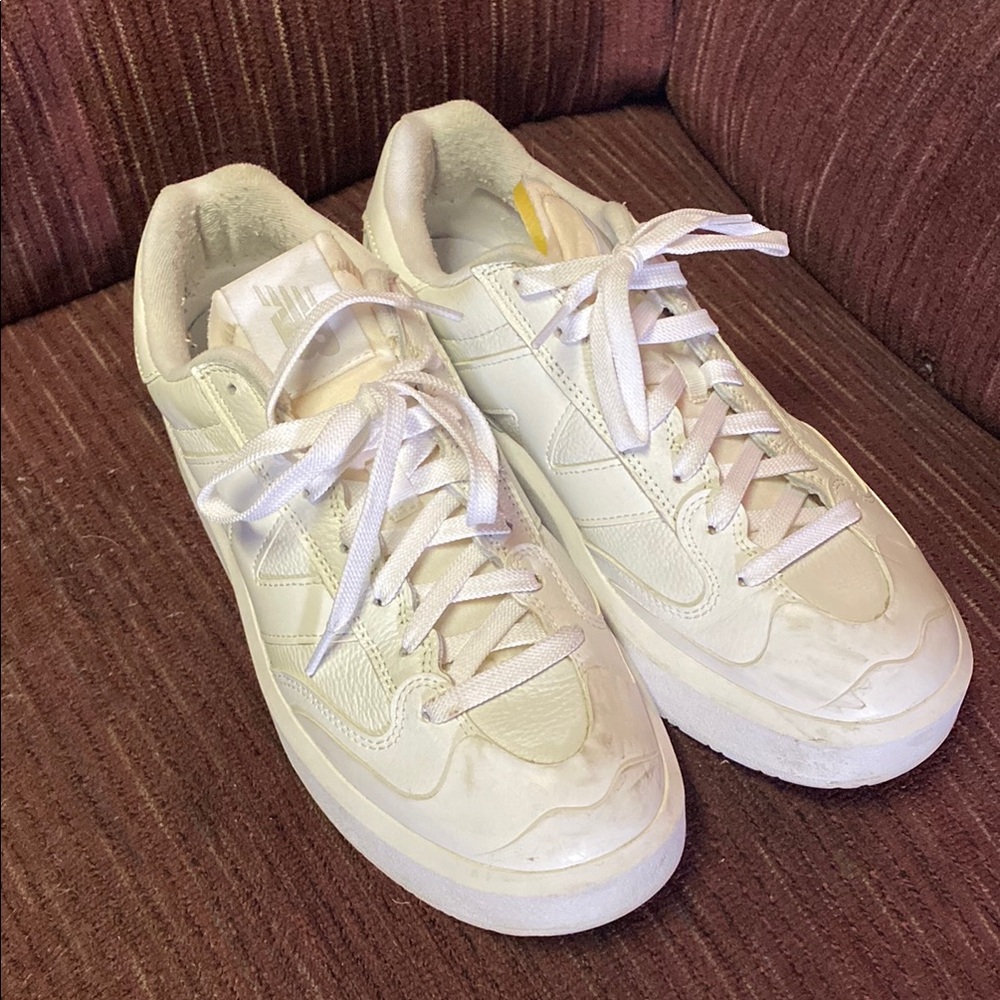 New Balance White Athletic Shoes